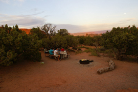 Arches NP, le camping Devil's Garden Campground